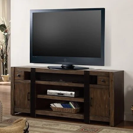 63" TV Console with Two Doors